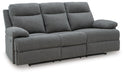Side-Swipe Reclining Sofa with Drop Down Table - Dream Home Furniture & Mattress (Waite Park, MN)