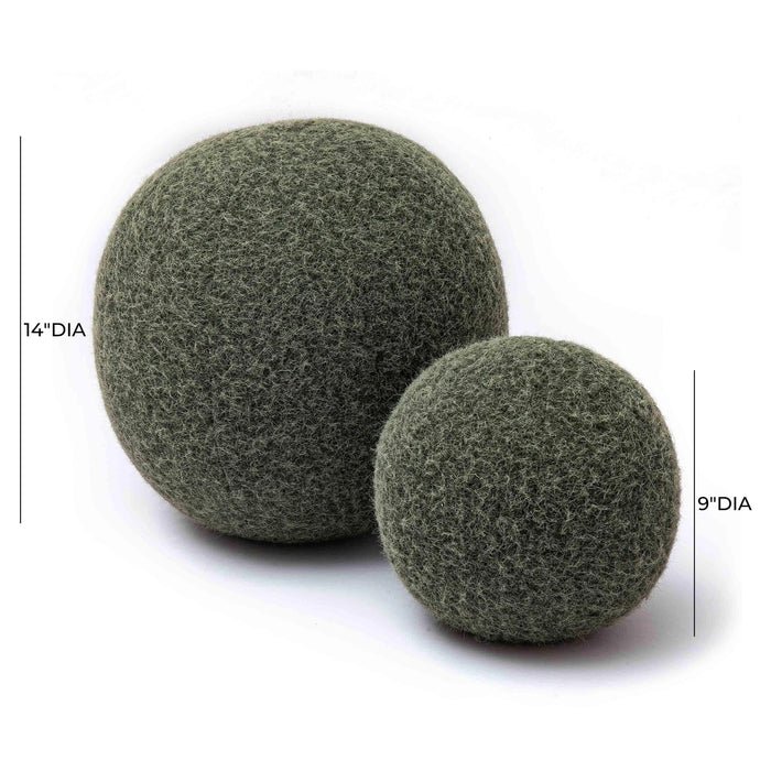Boba Boucle Ball Throw Pillow (9"-14")