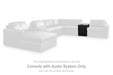 Modmax II Sectional with Chaise and Audio Consoles - Dream Home Furniture & Mattress (Waite Park, MN)