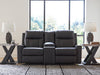 Mackmenville Reclining Loveseat with Console - Dream Home Furniture & Mattress (Waite Park, MN)
