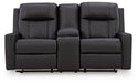 Mackmenville Reclining Loveseat with Console - Dream Home Furniture & Mattress (Waite Park, MN)