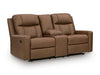 Mackmenville Reclining Loveseat with Console - Dream Home Furniture & Mattress (Waite Park, MN)