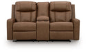 Mackmenville Reclining Loveseat with Console - Dream Home Furniture & Mattress (Waite Park, MN)