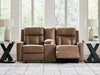 Mackmenville Reclining Loveseat with Console - Dream Home Furniture & Mattress (Waite Park, MN)