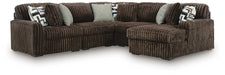Midnight-Madness Sectional with Chaise - Dream Home Furniture & Mattress (Waite Park, MN)
