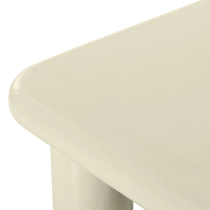 Memphis 33.5" Glossy Square Coffee Table