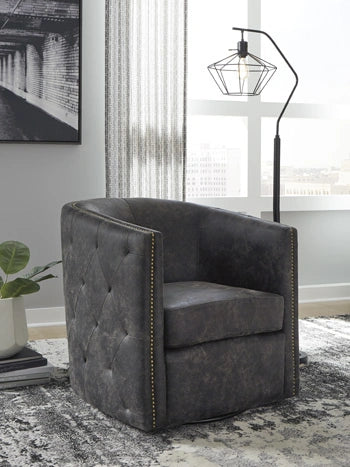 Brentlow Swivel Accent Chair - Dream Home Furniture & Mattress (Waite Park, MN)