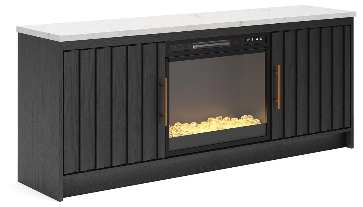 Cadmori TV Stand w/Fire - Dream Home Furniture & Mattress (Waite Park, MN)