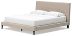 Cielden Upholstered Bed with Roll Slats - Dream Home Furniture & Mattress (Waite Park, MN)