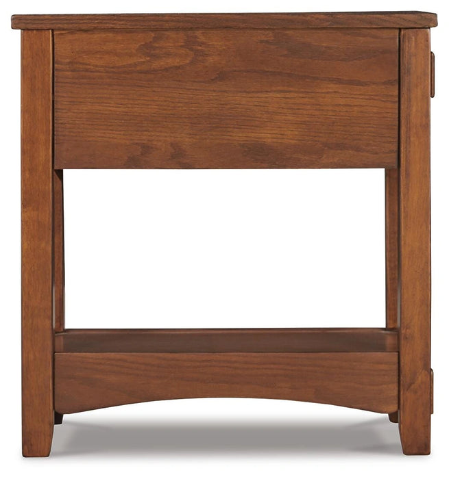 Breegin Chairside End Table - Dream Home Furniture & Mattress (Waite Park, MN)