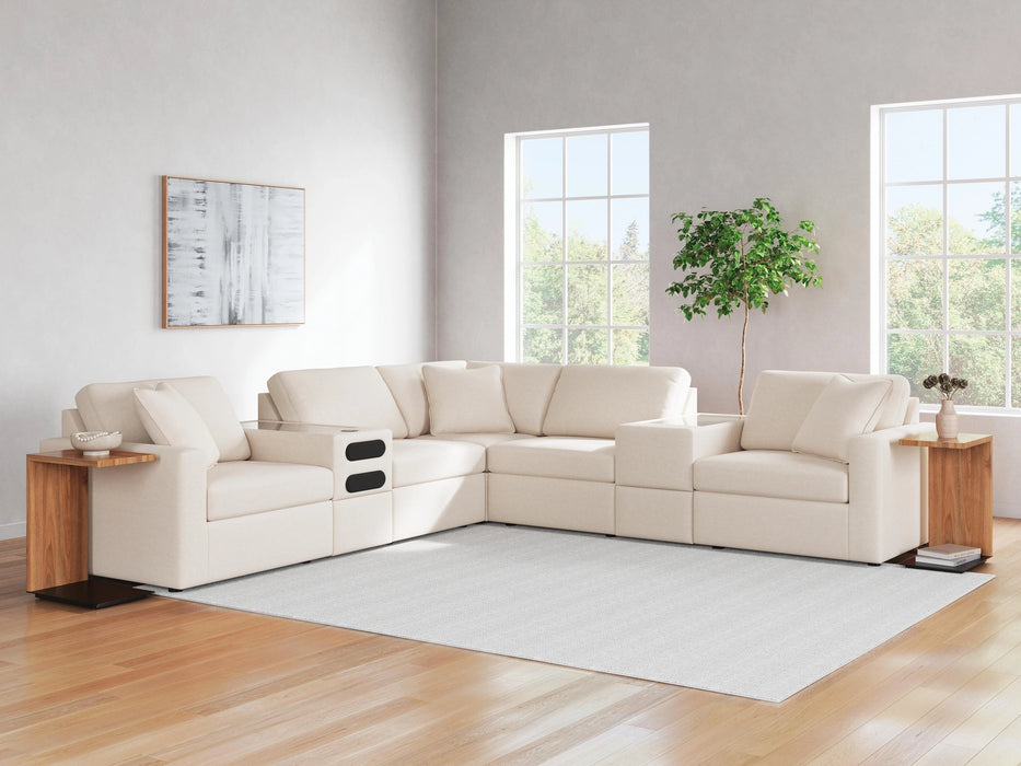 Modmax Balanced Sectional with Audio and Storage Consoles - Dream Home Furniture & Mattress (Waite Park, MN)