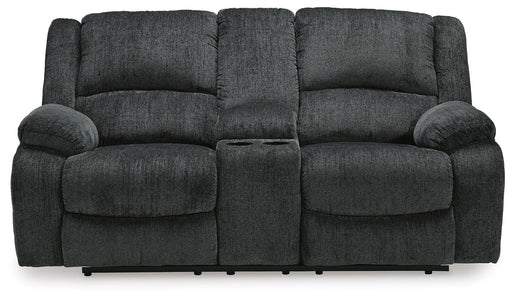 Draycoll Reclining Loveseat with Console - Dream Home Furniture & Mattress (Waite Park, MN)