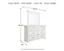 Kanwyn Dresser and Mirror - Dream Home Furniture & Mattress (Waite Park, MN)