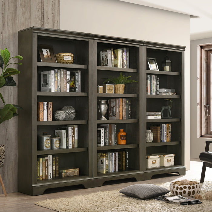 San Mateo 72" Bunching Bookcase - Dream Home Furniture & Mattress (Waite Park, MN)