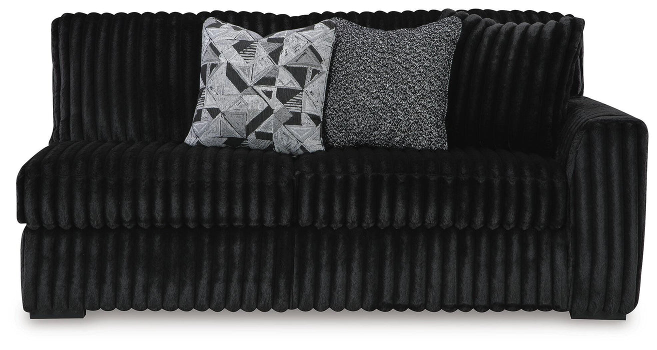 Midnight-Madness Sectional Sofa with Chaise - Dream Home Furniture & Mattress (Waite Park, MN)