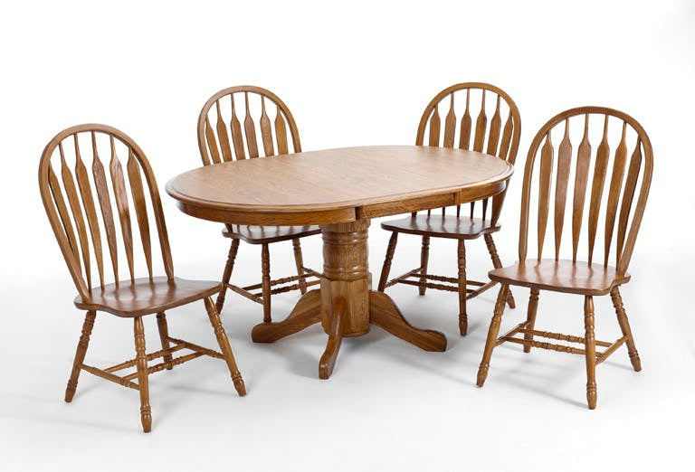 Classic Oak Chestnut Arrow Chair