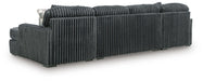 Midnight-Madness Sectional with Chaise - Dream Home Furniture & Mattress (Waite Park, MN)