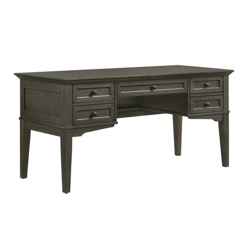San Mateo 62" Half Ped Desk - Dream Home Furniture & Mattress (Waite Park, MN)