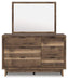 Chirason Dresser and Mirror - Dream Home Furniture & Mattress (Waite Park, MN)
