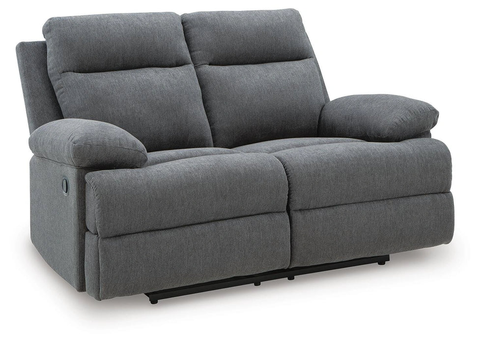 Side-Swipe Reclining Loveseat - Dream Home Furniture & Mattress (Waite Park, MN)