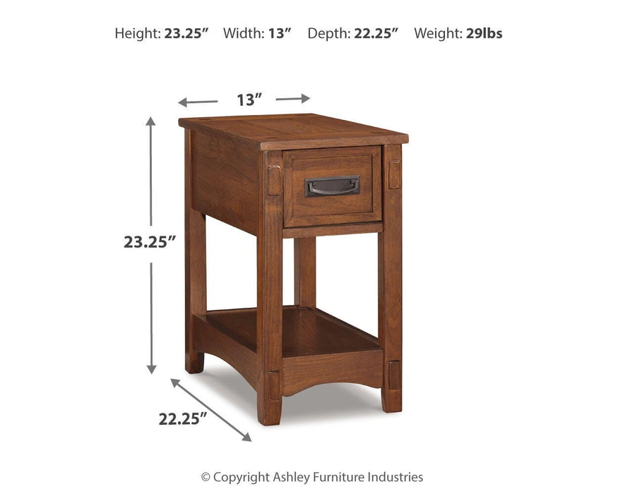 Breegin Chairside End Table - Dream Home Furniture & Mattress (Waite Park, MN)