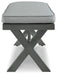 Elite Park Outdoor Bench with Cushion - Dream Home Furniture & Mattress (Waite Park, MN)