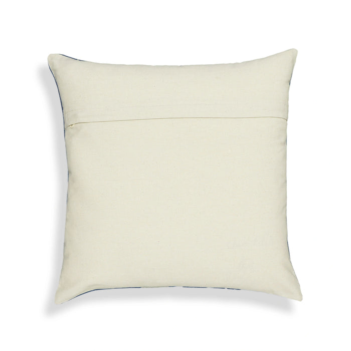 Indigo 20" Cotton Square Throw Pillow