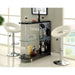 Numbi Black/Chrome Mini Server - Dream Home Furniture & Mattress (Waite Park, MN)