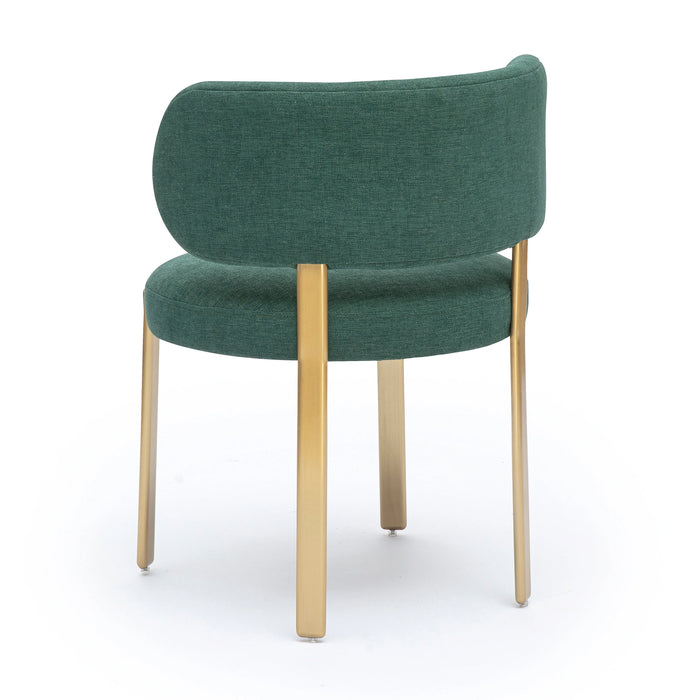 Margaret Cream Performance Linen Dining Chair