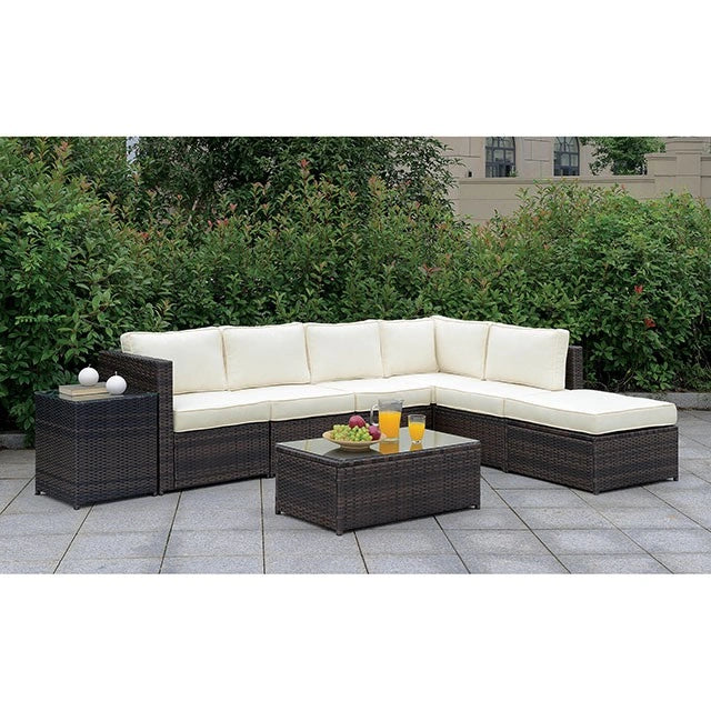 Ilona Brown/Beige End Table - Dream Home Furniture & Mattress (Waite Park, MN)