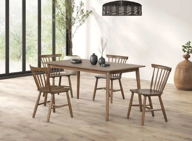Beale Dining Chair (2/CTN) Natural, Brown, & Beige - Dream Home Furniture & Mattress (Waite Park, MN)