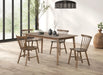 Beale Dining Table Walnut & Black - Dream Home Furniture & Mattress (Waite Park, MN)
