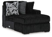 Midnight-Madness Sectional with Chaise - Dream Home Furniture & Mattress (Waite Park, MN)