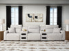 Modmax II Power Reclining Sectional with Audio Consoles - Dream Home Furniture & Mattress (Waite Park, MN)