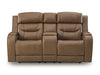 Knightington Power Reclining Loveseat with Audio Seating - Dream Home Furniture & Mattress (Waite Park, MN)