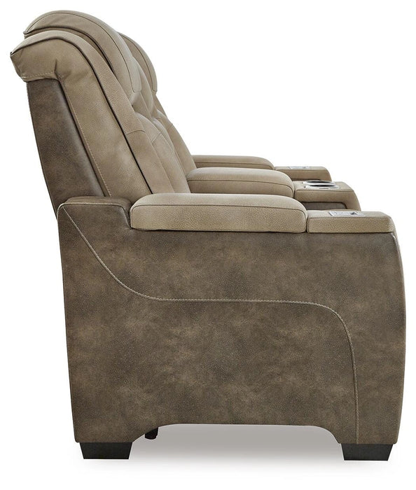 Next-Gen DuraPella Power Reclining Loveseat with Console - Dream Home Furniture & Mattress (Waite Park, MN)