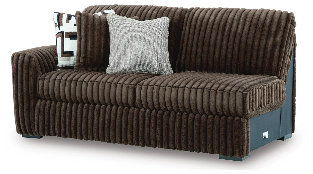 Midnight-Madness Sectional with Chaise - Dream Home Furniture & Mattress (Waite Park, MN)