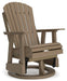 Hyland wave Outdoor Swivel Glider Chair - Dream Home Furniture & Mattress (Waite Park, MN)