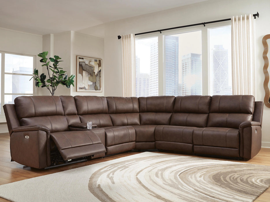 Bleckley Power Reclining Sectional - Dream Home Furniture & Mattress (Waite Park, MN)