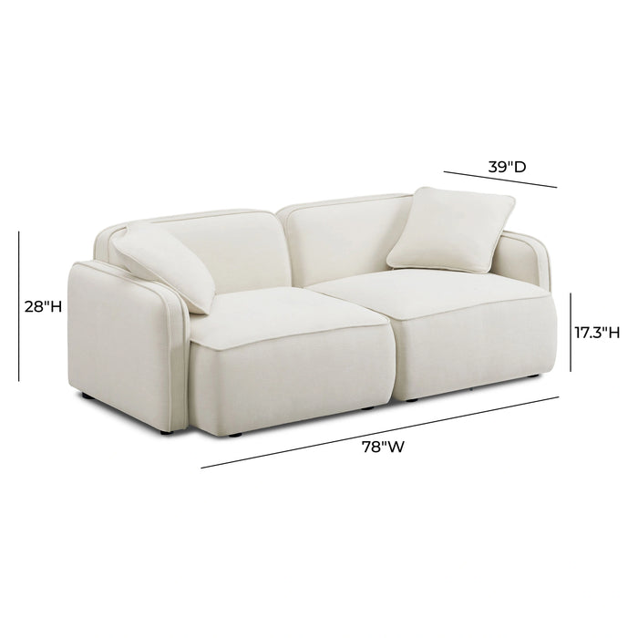 Travie 78" Modular Loveseat