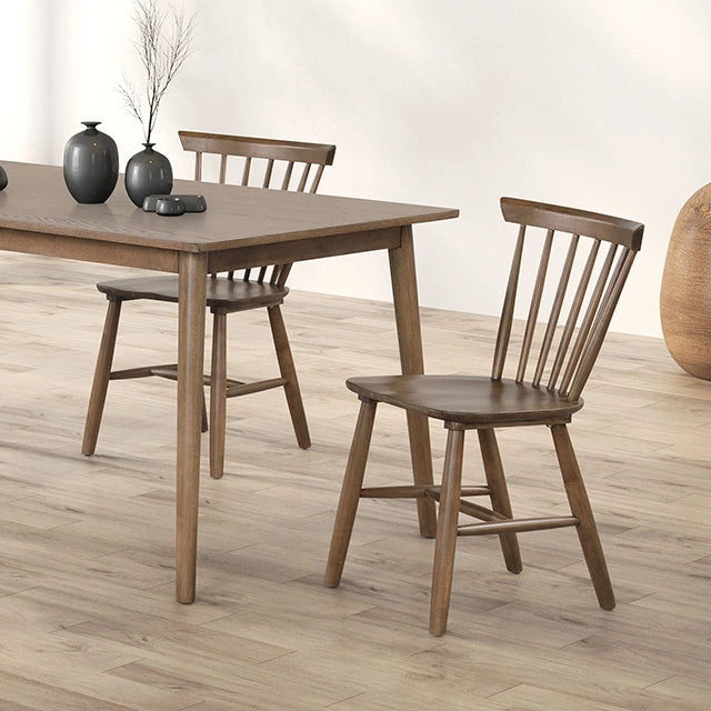 Beale Dining Table Walnut & Black - Dream Home Furniture & Mattress (Waite Park, MN)