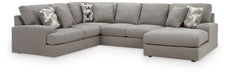 Lindon Sectional with Chaise - Dream Home Furniture & Mattress (Waite Park, MN)