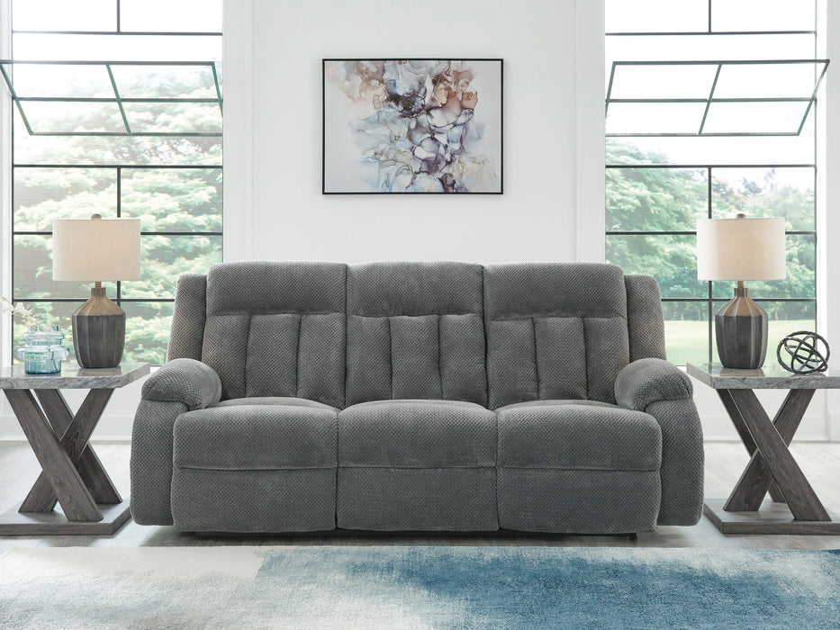 Observation Power Reclining Sofa with Drop Down Table - Dream Home Furniture & Mattress (Waite Park, MN)