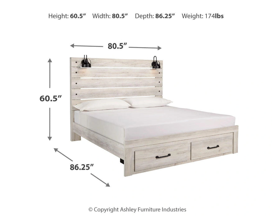 Cambeck Bed with 2 Storage Drawers - Dream Home Furniture & Mattress (Waite Park, MN)