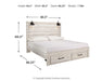 Cambeck Bed with 2 Storage Drawers - Dream Home Furniture & Mattress (Waite Park, MN)