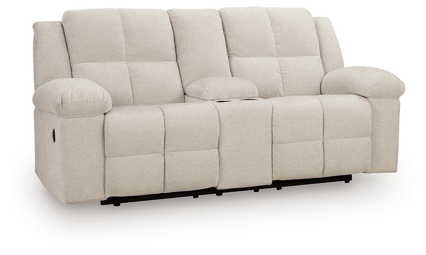 Orlen Reclining Loveseat with Console - Dream Home Furniture & Mattress (Waite Park, MN)