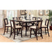 BRENT II Dark Cherry/Ivory Counter Ht. Chair (2/CTN) - Dream Home Furniture & Mattress (Waite Park, MN)