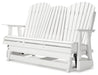 Hyland wave Outdoor Glider Loveseat - Dream Home Furniture & Mattress (Waite Park, MN)