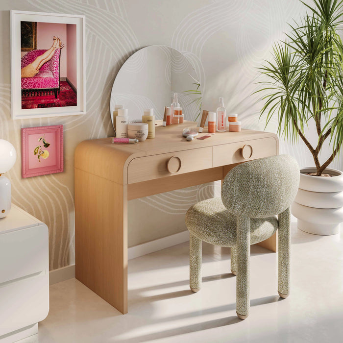 Manu Nubby Performance Fabric Side Chair