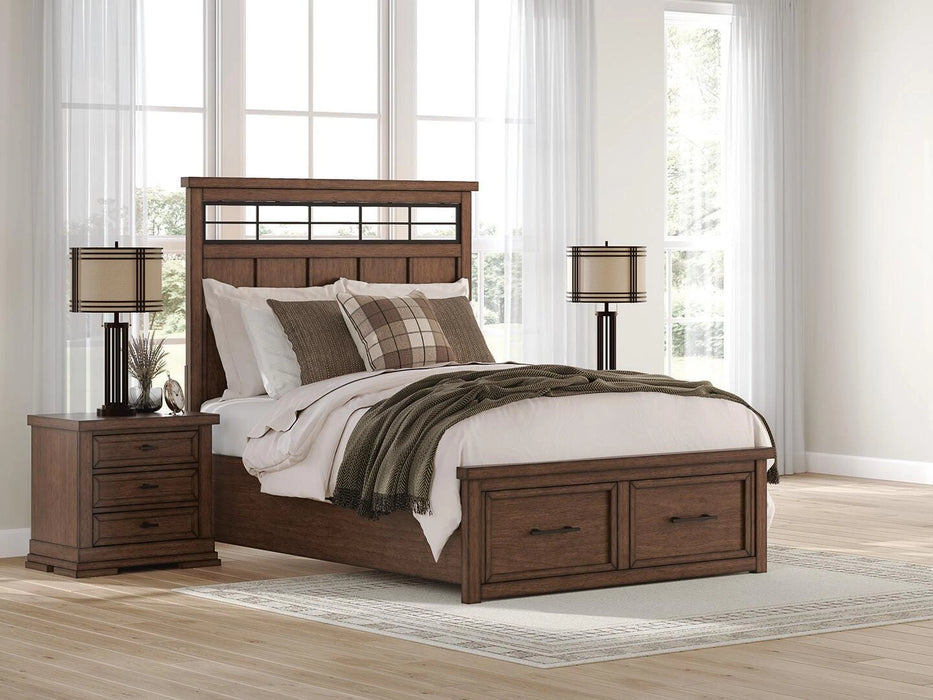 Taffenbrook Panel Storage Bed - Dream Home Furniture & Mattress (Waite Park, MN)